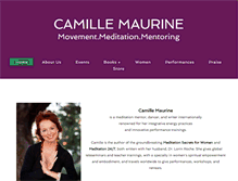 Tablet Screenshot of camillemaurine.com